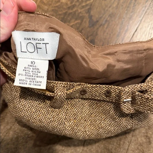 LOFT Tan Pencil Skirt - Picture 2 of 4